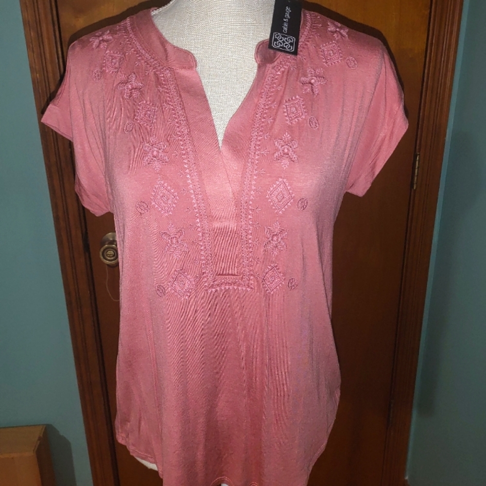 Cable & Gauge knit top